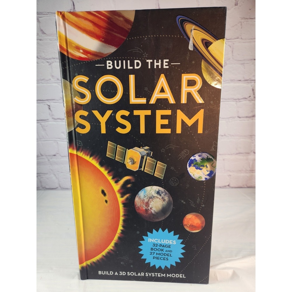 Solar System Model and Book -Build the Model Science Learning Education NEW